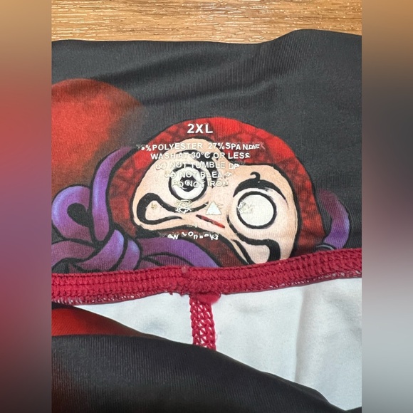 Iron Yokai Daruma V Cut Athletic Shorts Womens Size 2XL IRONYAKAI - Picture 4 of 5